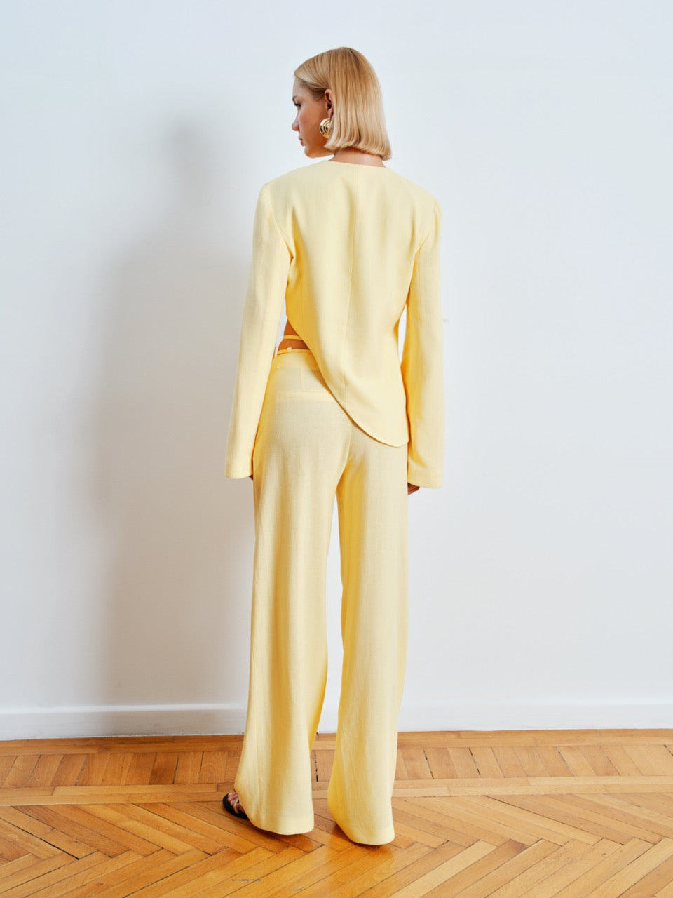 Sarı Eclipse Blazer