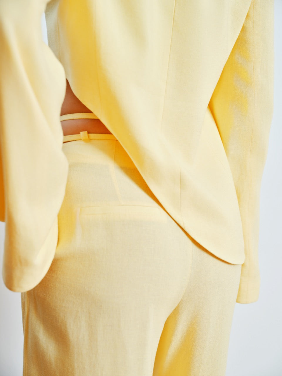 Sarı Eclipse Blazer