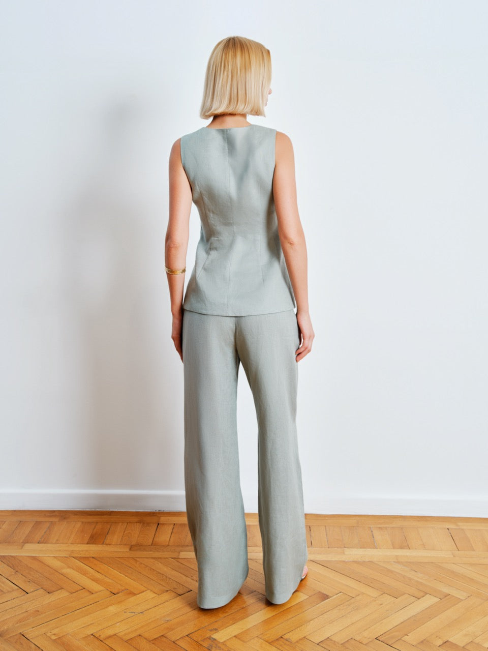 Yeşil Lina Pantolon