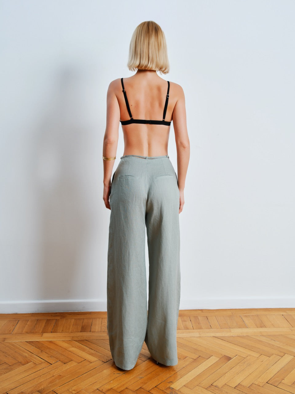 Yeşil Lina Pantolon