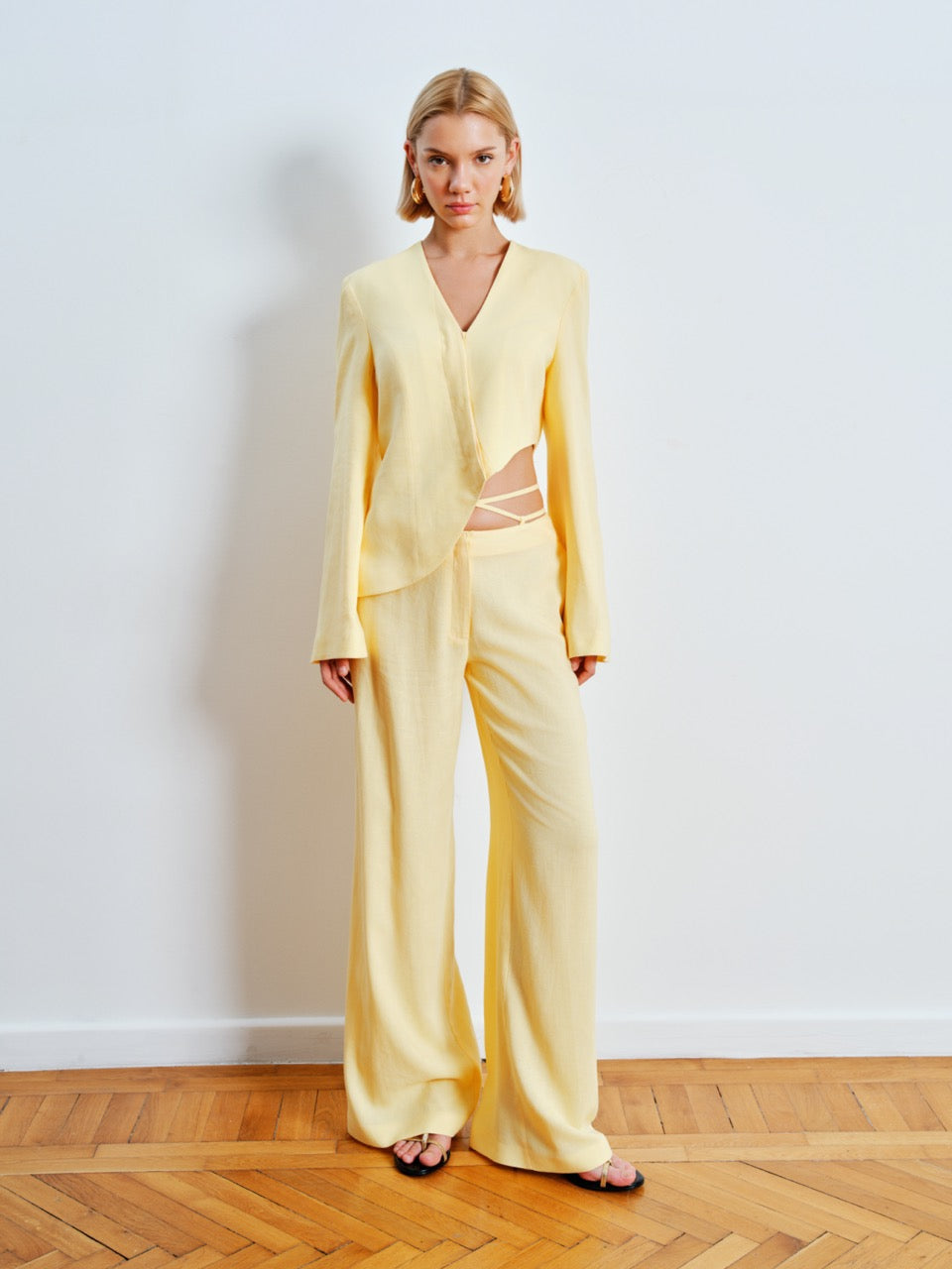 Sarı Eclipse Blazer